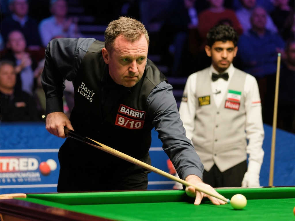 斯诺克世锦赛爆冷!霍金斯9-10惜败瓦菲,无缘32强